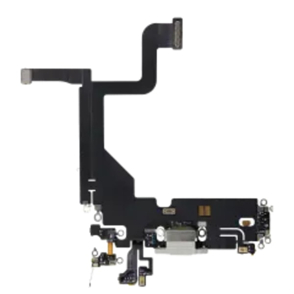 Laddningsport Flexkabel för iPhone 13 Pro (Använd OEM Pull) (Silver)