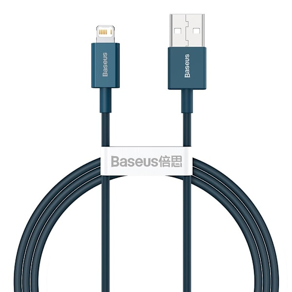 Baseus kabel Superior USB - Lightning 1,0 m 2,4A blå