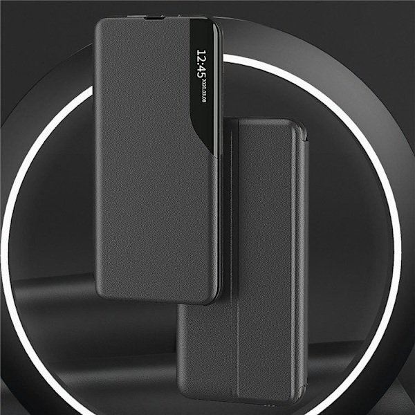 Smart flip för Samsung S22 ultra svart svart