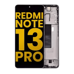 OLED-enhet med ram för Xiaomi Redmi Note 13 Pro 5G (renoverad) (violett)