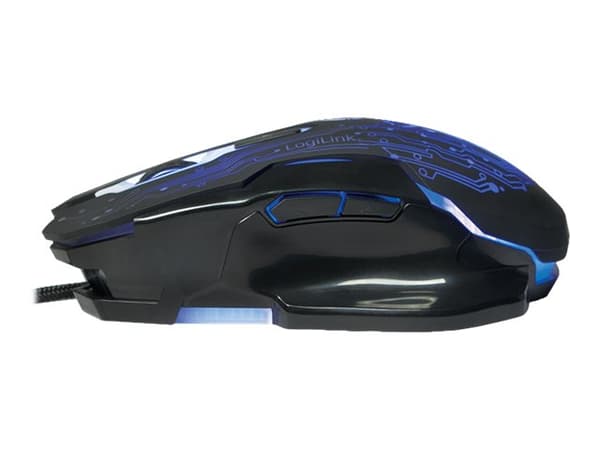 LogiLink Gaming Optisk Kablet svart