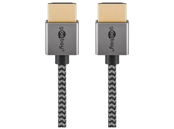 goobay Plus Series 2.0 Slim HDMI-kabel 4K 60Hz 2m