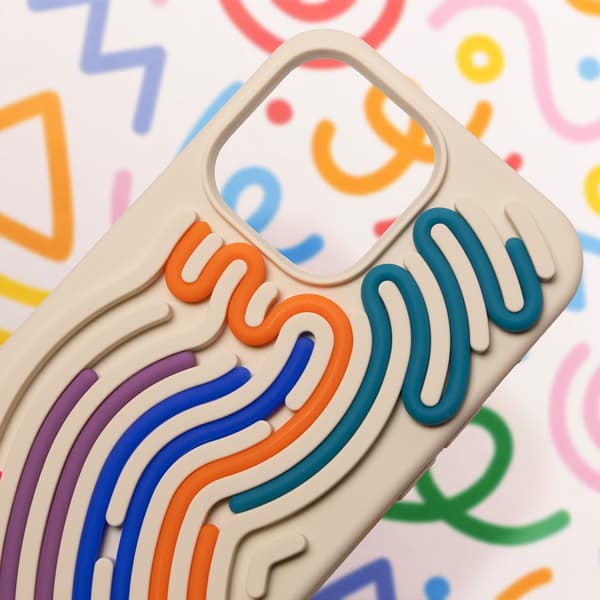 DIY Snake skal för iPhone 17 Air beige