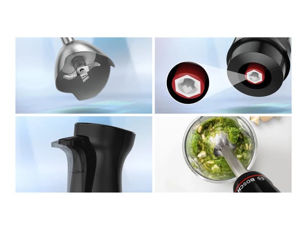 Bosch Serie | 4 ErgoMaster MSM4B610 Stavblender Pianosort/antracit