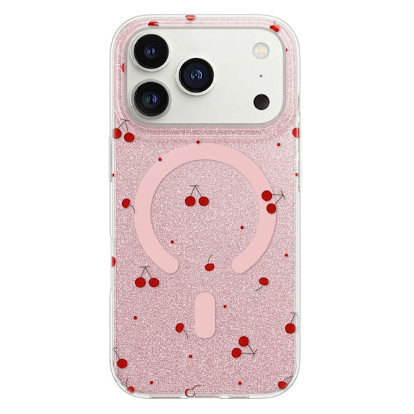 Cherry Mag-fodral för iPhone 11 glitter