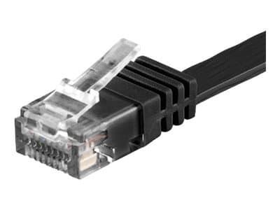 Goobay RJ45 CAT 6 Angled U/UTP CCA 20m Black svart
