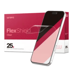 Wrapd FlexShield - TPU Skärmskyddsfilm (25-pack) (Klar)