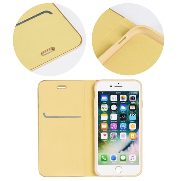 Luna Book för APPLE IPHONE 12 PRO MAX guld guld