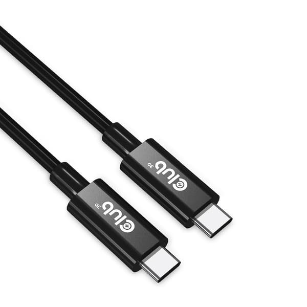 Club 3D CAC-1579 USB4 Gen3x2 USB-C kabel 3m svart