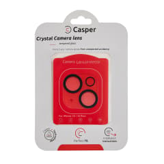 Casper Kameralinsskydd för iPhone 15 / 15 Plus (Crystal Full Cover)