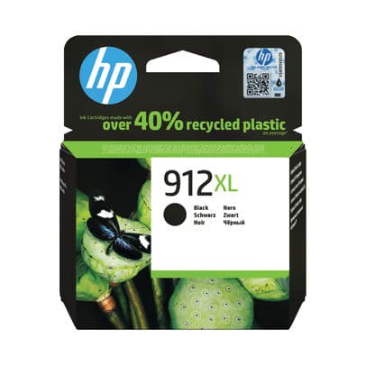 HP 912XL svart 825 sidor bläck 3YL84AE svart