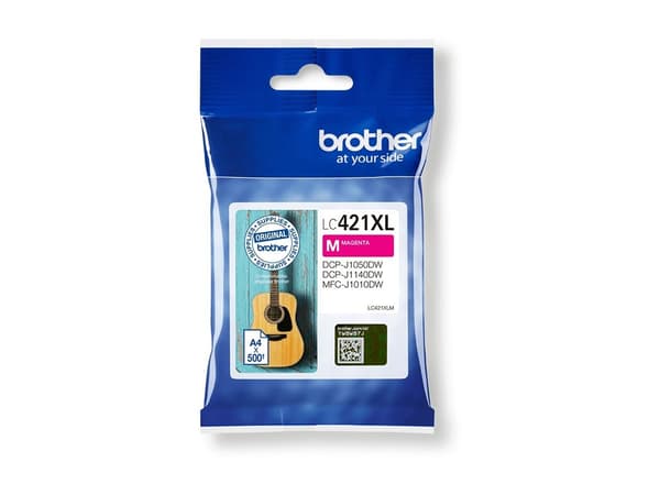 Brother LC 421XLM Magenta 500 sidor bläck