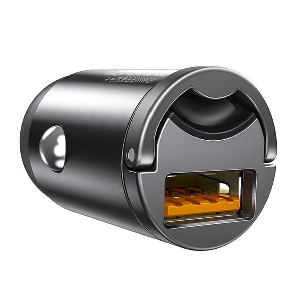 Baseus billaddare Tiny Star Mini QC 3.0 30W 1x USB grå
