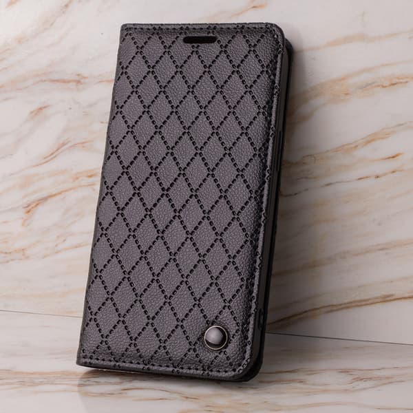 Smart Caro fodral för iPhone 16 Plus svart