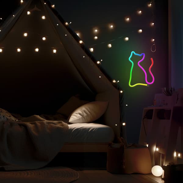 Neon LED RGB CAT FLRN03 + RC Forever Light
