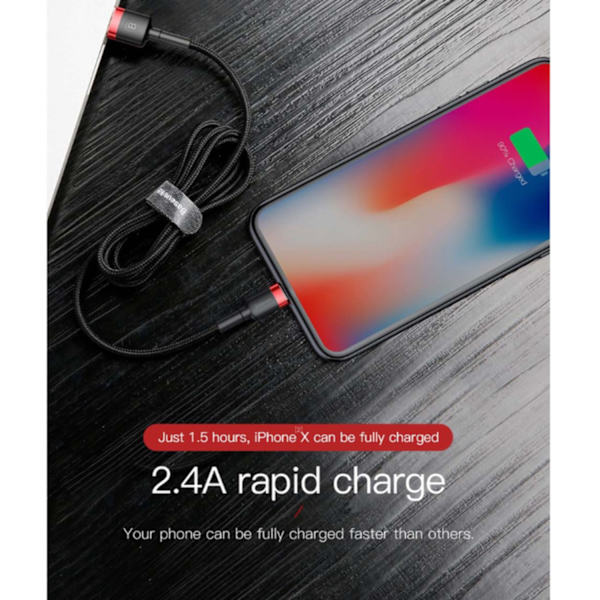 2m baseus iphone laddare