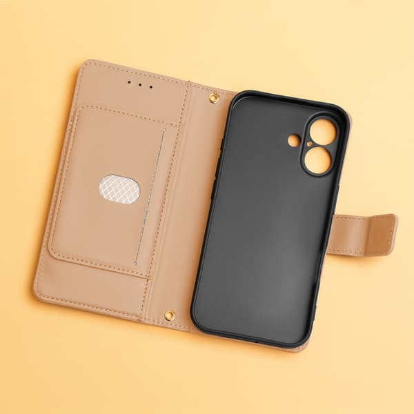 Smart Triangle-fodral för Honor 600 lite brun