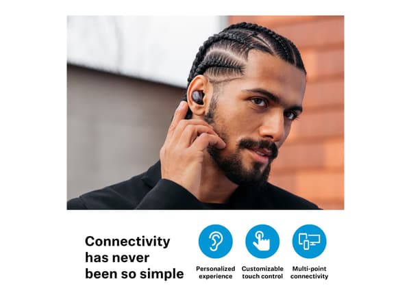 Sennheiser Momentum True Wireless 4 Ägte trådlös öretelefoner svart