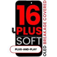 OLED-enhet för iPhone 16 Plus (Eftermarknad Pro: XO7 3.0 Soft)