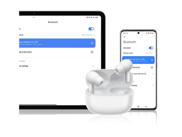 Xiaomi Redmi Buds 6 Pro trådlös Ägte trådlös öretelefoner vit