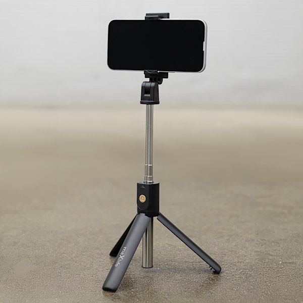 Maxlife Bluetooth selfiepinne stativ MXST-100 svart