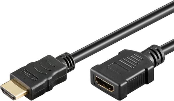 Goobay HDMI-kabel 1 m HDMI typ A (Standard) svart