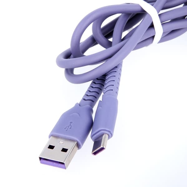 Maxlife MXUC-04 kabel USB - USB-C 1,0 m 3A lila