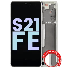 OLED Assembly With Frame For Samsung Galaxy S21 FE 5G (US & International Version) (Service Pack) (Olive Green)