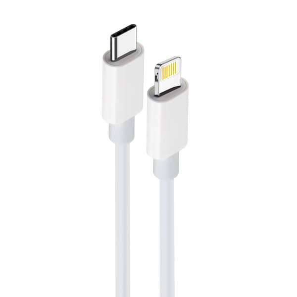 Maxlife MXUC-05 kabel USB-C - Lightning 2,0 m 20W vit vit