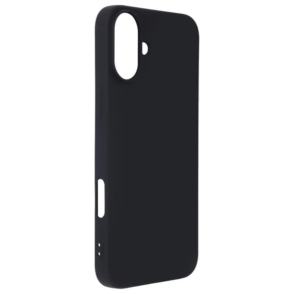 Satin Flex iPhone 16 Plus skal svart