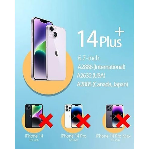 Ersättningsskärm för iPhone 14 Plus