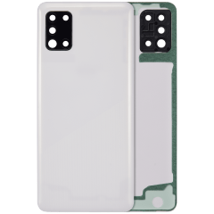 Baksidesglas med kameralins för Samsung Galaxy A31 (A315 / 2020) (Eftermarknad Plus) (Prism Crush White) vit