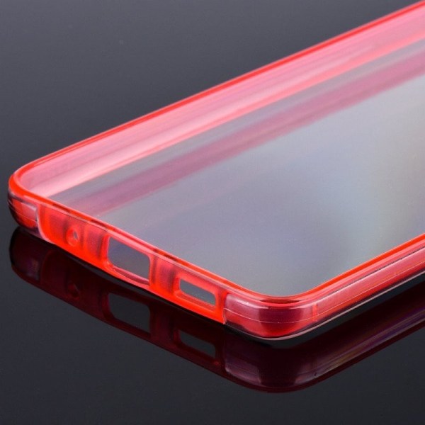 360 Full Cover Case PC + TPU för samsung s20 ultra röd för iphone 11