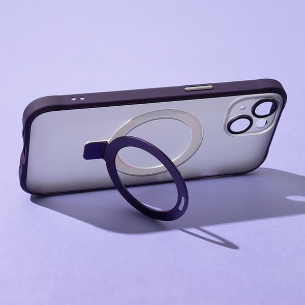 Mag Ring-fodral för iPhone 14 6,1\" lila
