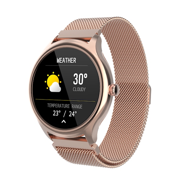 Forever smartwatch ForeVive 3 SB-340 guld med bluetooth-högtalare 3W