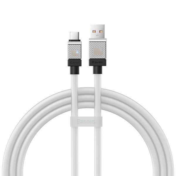 Baseus kabel CoolPlay USB - USB-C 1m 100W vit