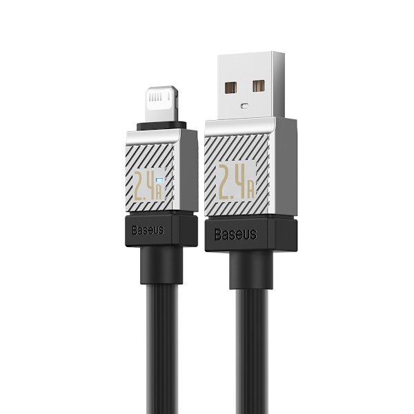 Baseus kabel CoolPlay USB - Lightning 2m 2,4A svart