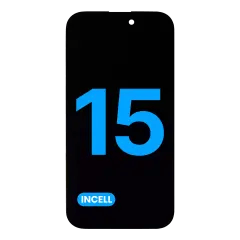 LCD-enhet för iPhone 15 (Eftermarknad: AQ7 / Incell)