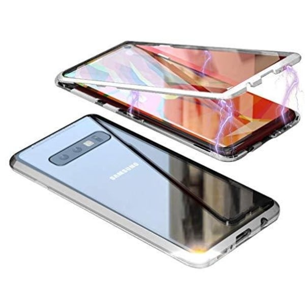 Magneto kotelo Samsung S10 hopealle "Silver"
"Silver"