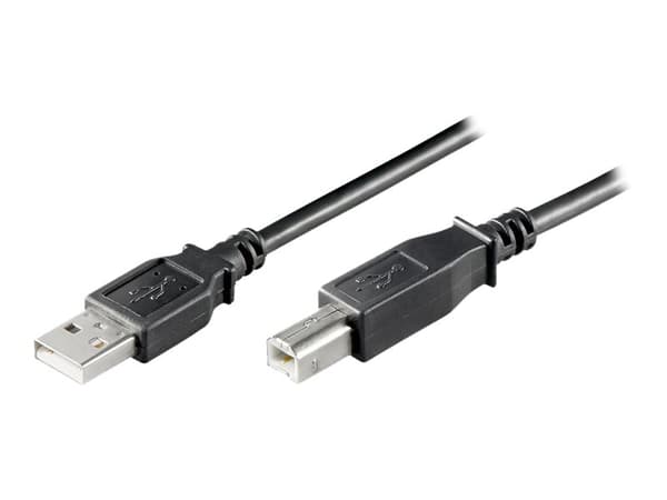 goobay USB-kabel 5m svart svart