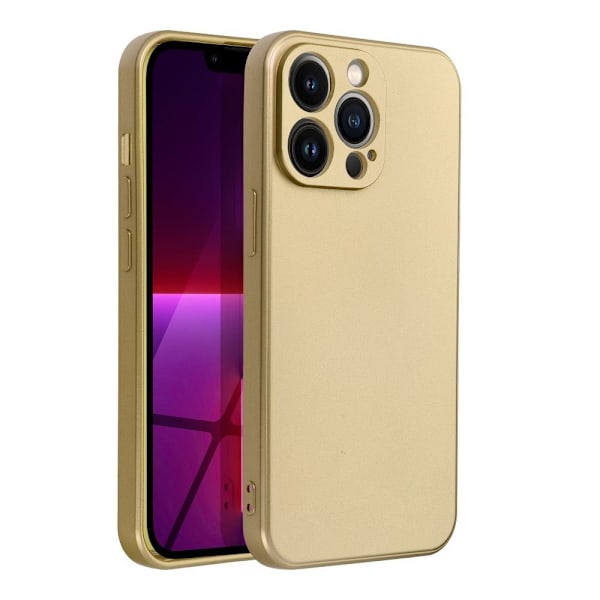 METALLIC Fodral för IPHONE 14 pro max guld guld