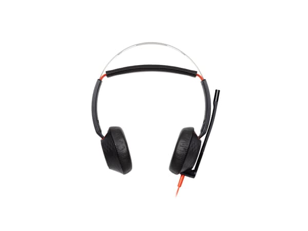 HP Poly Blackwire 5220 Kablet hörlurar svart svart