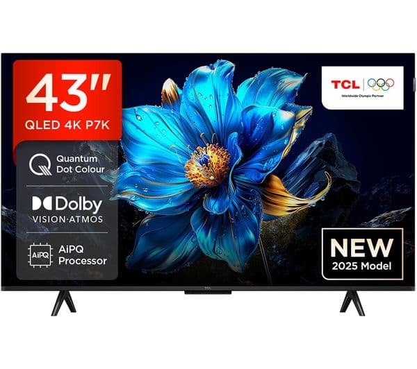 TCL 43P7K 43 4K UHD (2160p) svart