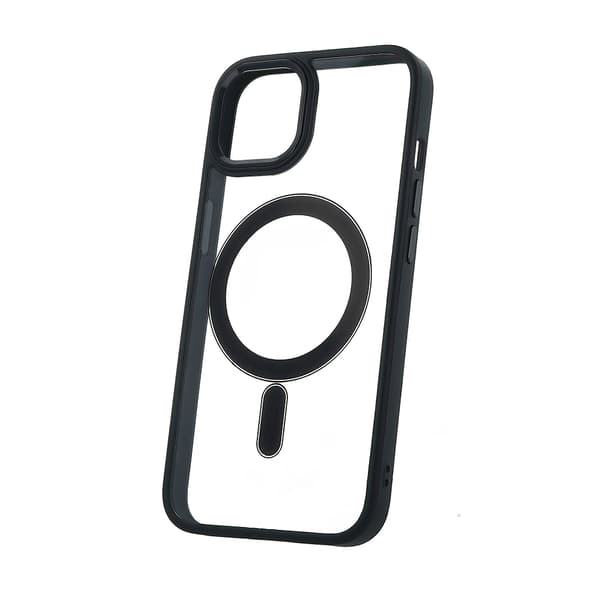 Satin Clear Mag-skal för iPhone 15 Plus 6,7\" svart