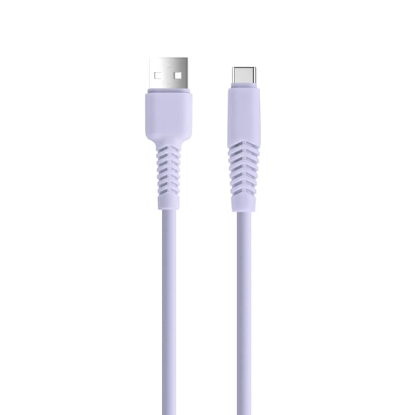 Setty kabel USB - USB-C 1,5 m 2,1A KSA-C-1 529 lila lila