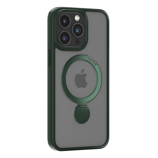 Comma case Joy Shark Mag för iPhone 15 Plus marinblå grön