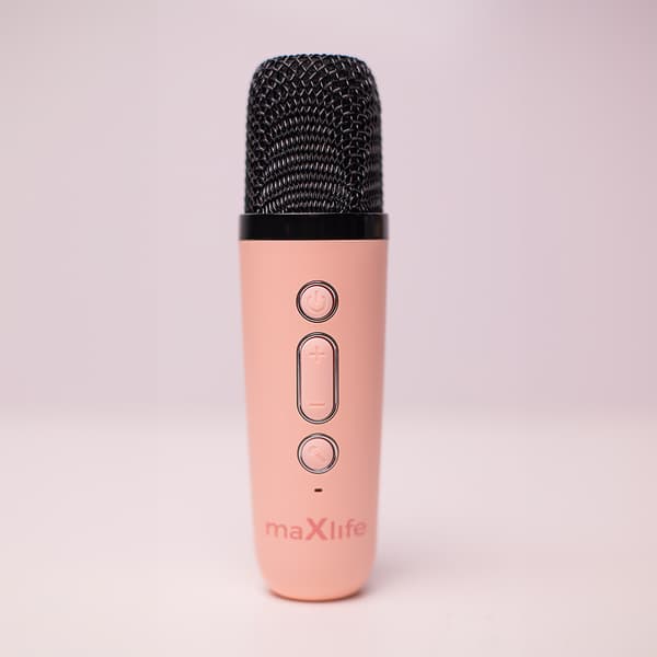 Maxlife Bluetooth karaoke högtalare MXKS-100 rosa blå