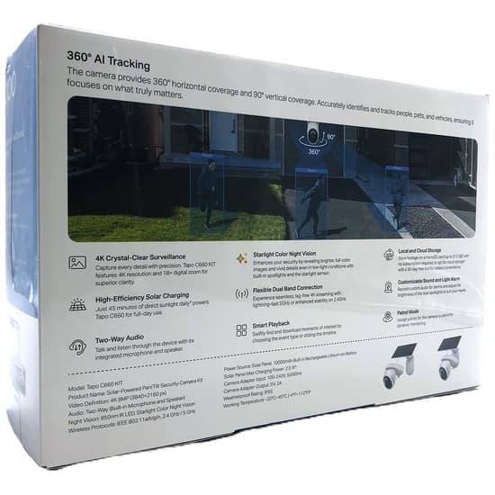 TP-Link Tapo C660 KIT Netvärksovervågningskamera Udendörs 3840 x 2160