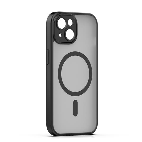 Mag Matt skal för iPhone 14 svart kameraskydd svart