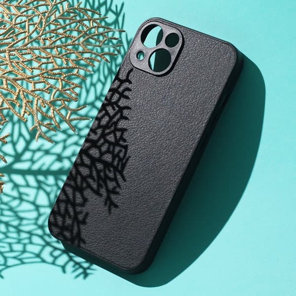 Silikonfodral för iPhone 12 6,1" – Svart svart